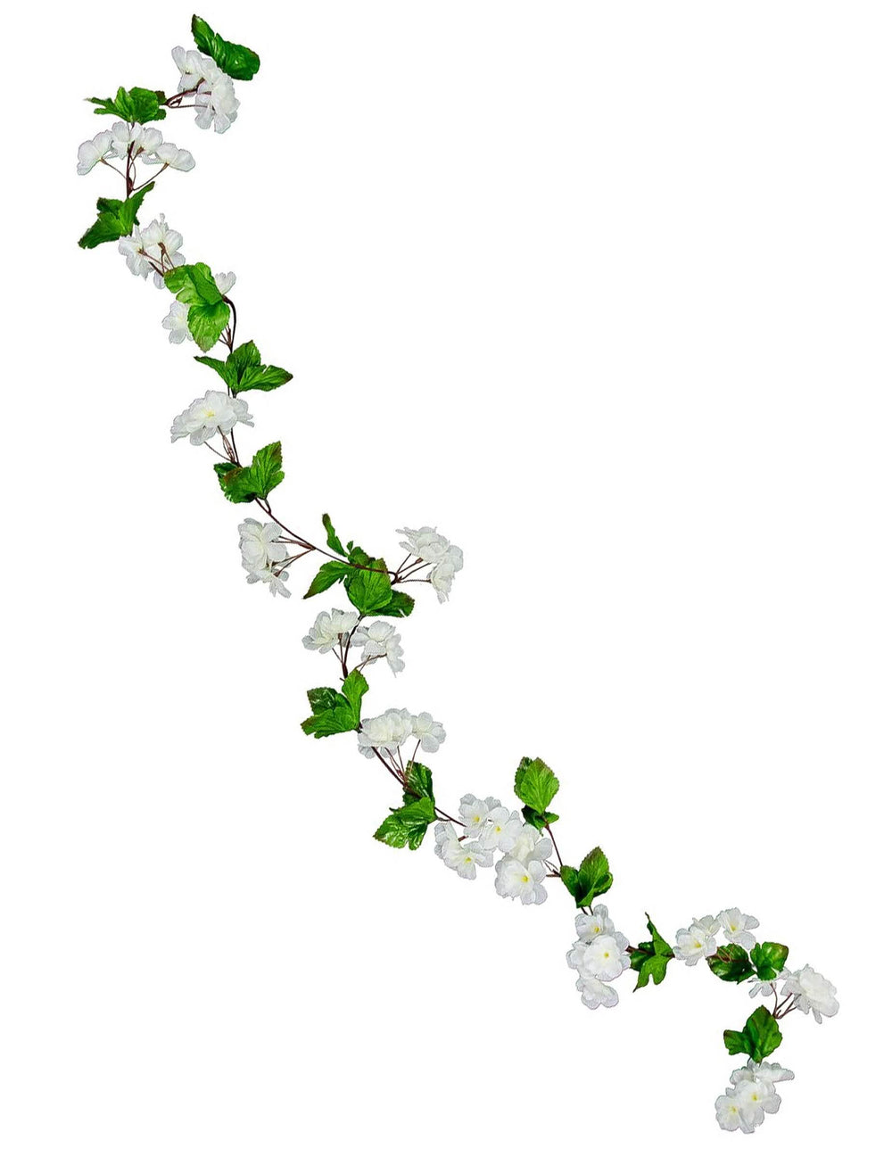 Ghirlandă de flori de cireș pentru nuntă zen albă