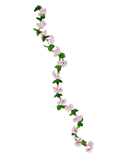 Guirlande de fleurs de cerisier pour décoration mariage rose