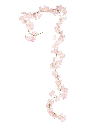 Ghirlandă roz cu flori de cireș 1,80 m decorațiune de nuntă