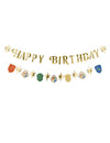 Ghirlandă dublă Harry Potter™ Happy Birthday 2 m