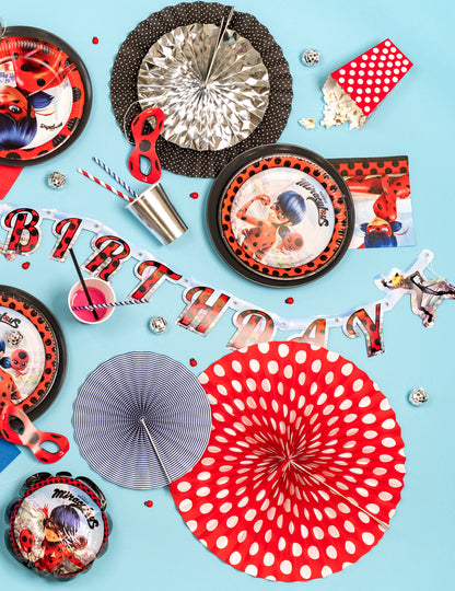 La mulți ani Ladybug 170 cm Garland de carton 170 cm