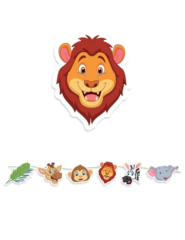 Ghirlandă savană din carton 400 x 25 cm