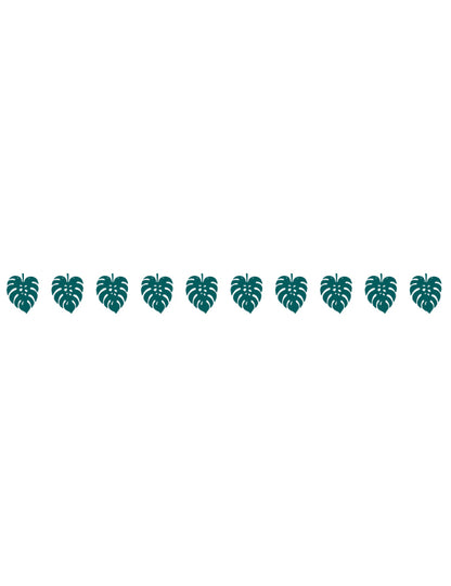 Chic Tropical Cardboard Garland 200 x 15 cm
