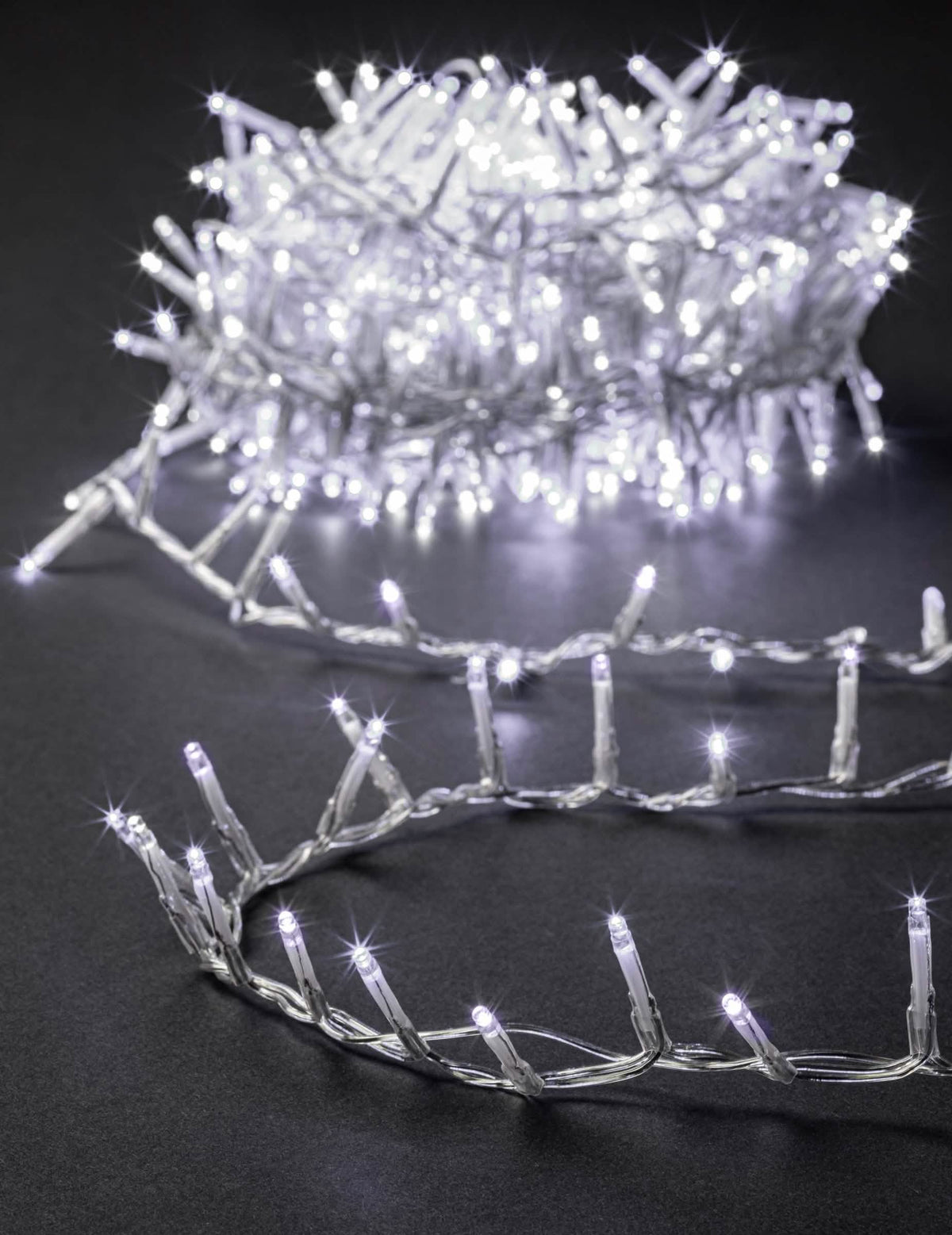 Guirlande 500 led pour extérieur blanc froid 12,5 m avec programmateur