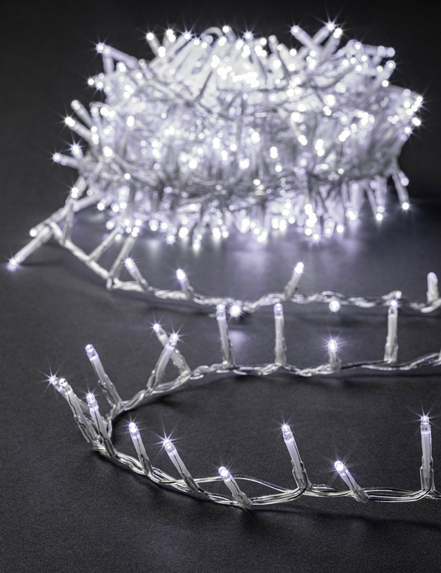 Ghirlandă de exterior alb rece 500 LED 12,5 m 