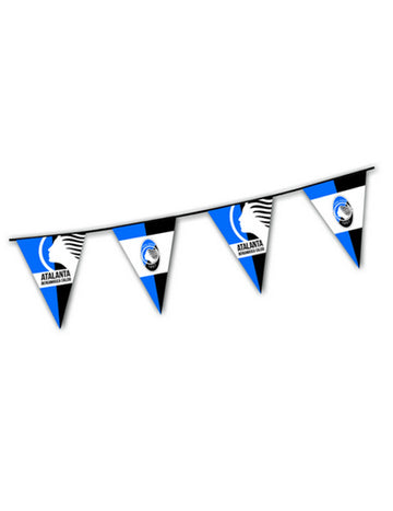 Ghirlandă cu fanion din plastic Blue Atalanta™
