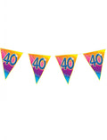 Decorațiune pentru sală de aniversare 40 de ani