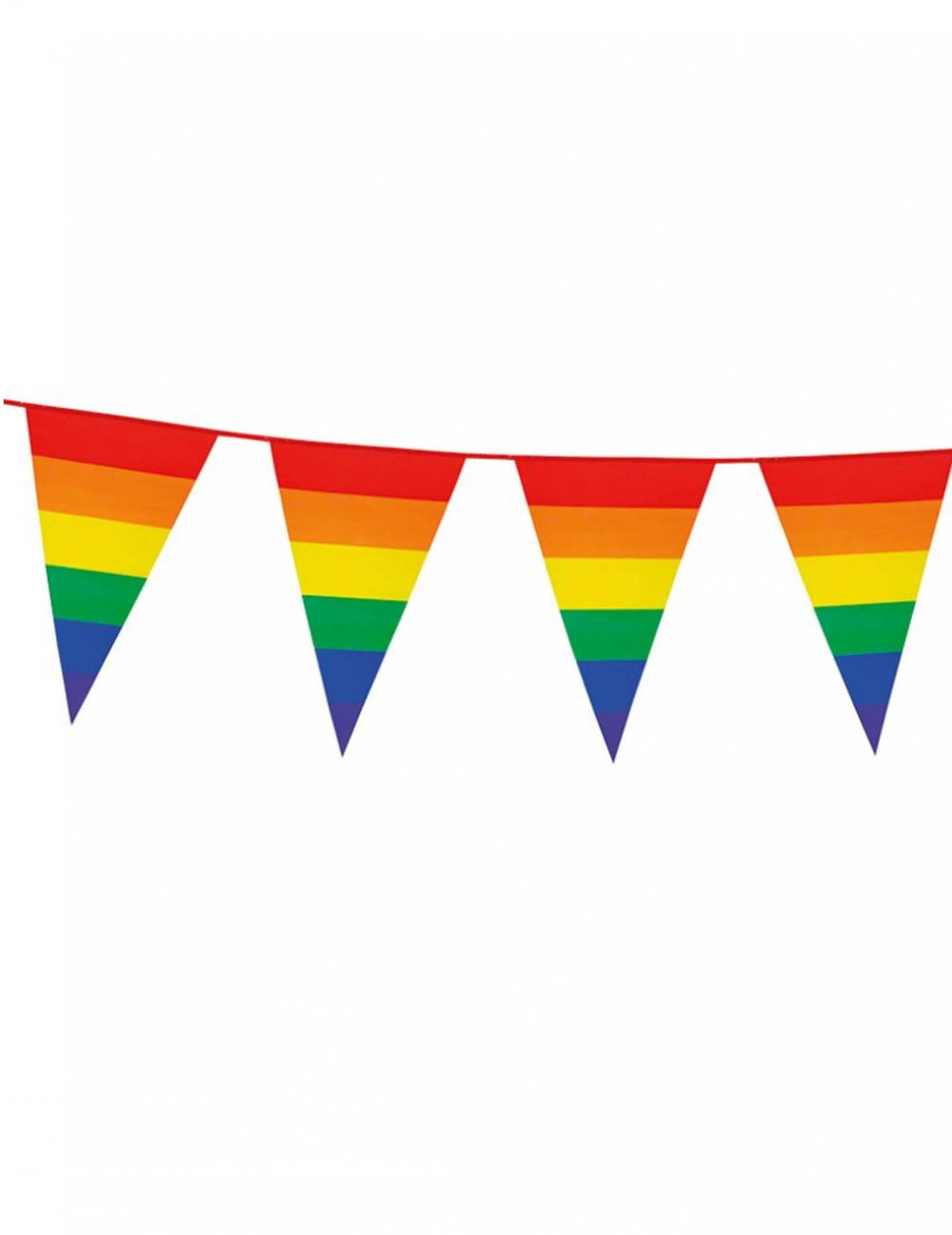 Ghirlandă de fanioane Curcubeu pentru petrecere multicoloră