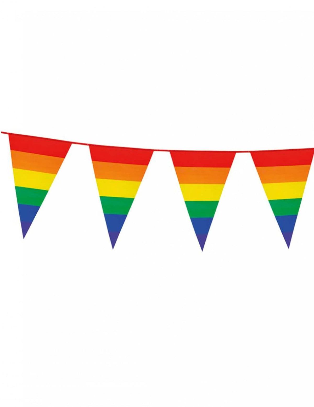Ghirlandă de fanioane Curcubeu pentru petrecere multicoloră