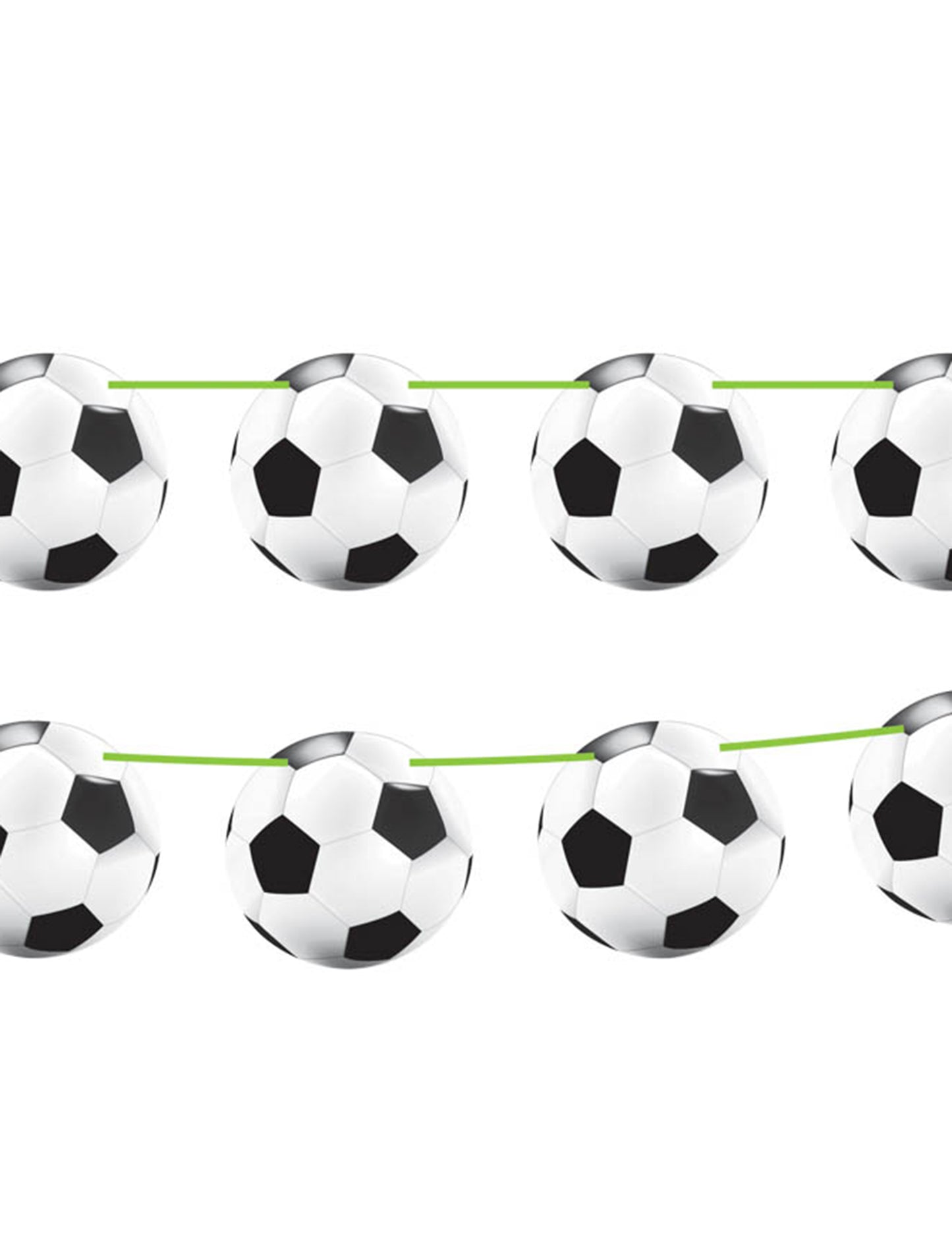 Garland de pennant de fotbal 10 metri
