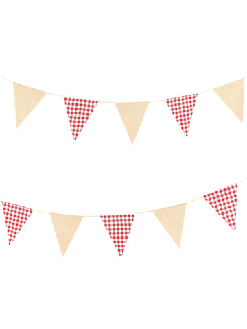 Retro Vichy Lin Garland Retro 2 m