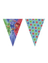 Guirlande fanions Pyjamasques pour enfant multicolore avec Yoyo Bibou et Gluglu