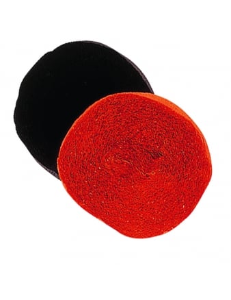 Rouleau de papier crépon pour décoration noir et rouge