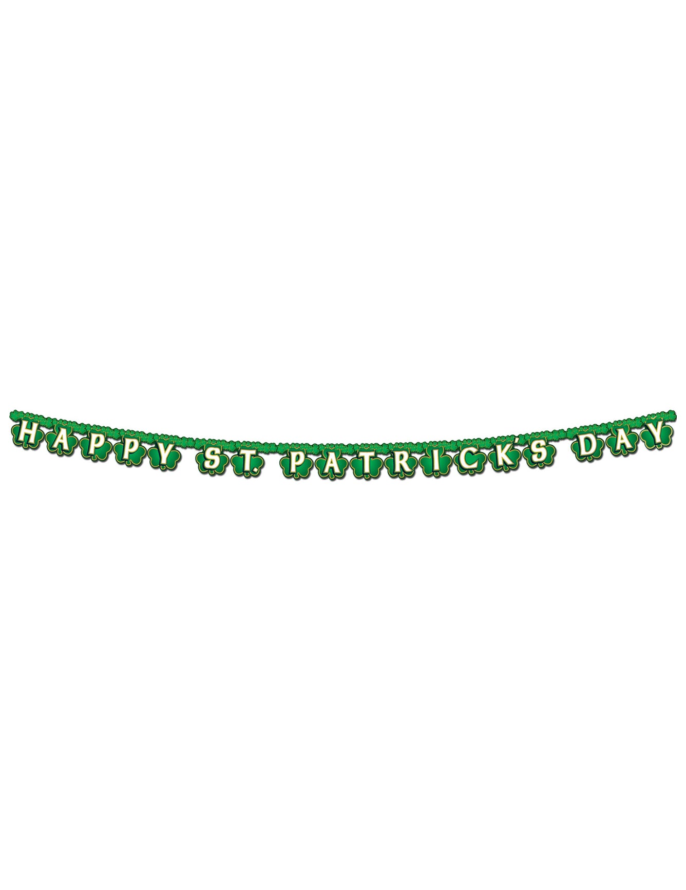Guirland Happy Sf. Patrick's Day Verte 2 M