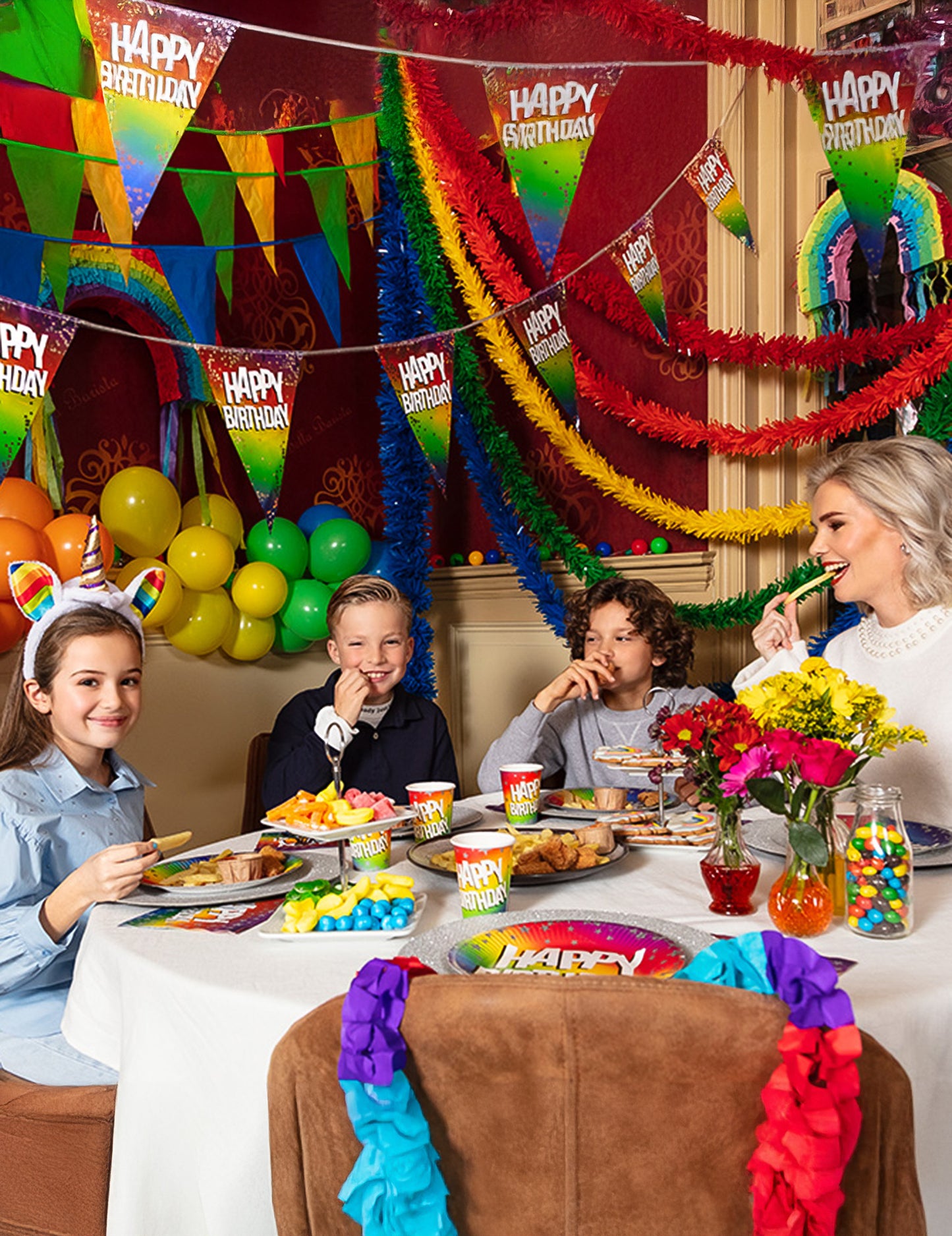 Ghirlandă galbenă din PVC, 10 metri 