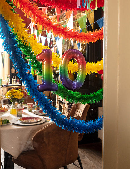 Ghirlandă galbenă din PVC, 10 metri 