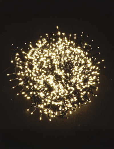 Guirlande lumineuse 1000 led pour extérieur blanc chaud