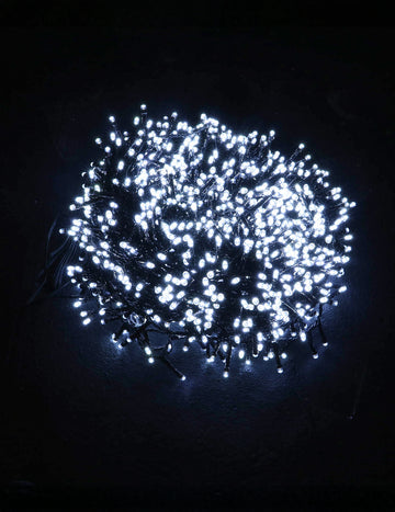 Ghirlandă luminoasă alb rece de 20 m cu 1000 LED-uri pentru uz exterior