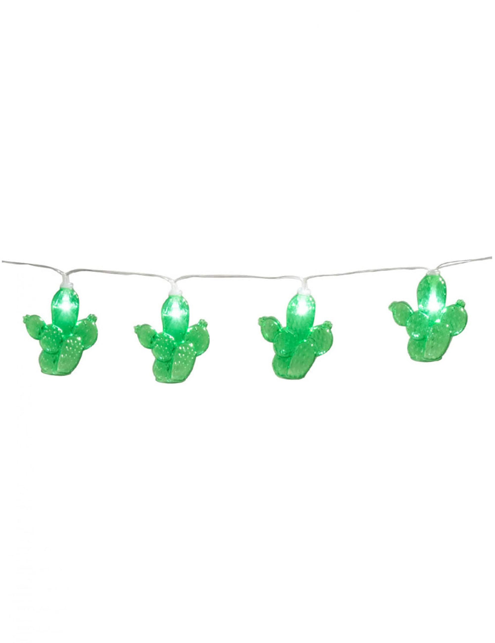 Ghirlandă luminoasă cactus pentru decor verde