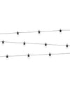 Guirlande lumineuse guinguette LED noire 5 m