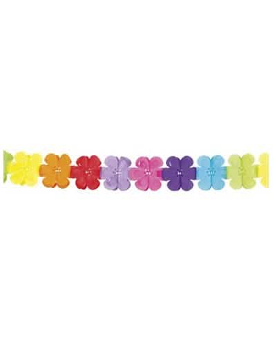 Ghirlandă de flori multicolor pentru petrecere din hârtie
