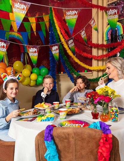 Ghirlandă portocalie din PVC, 10 metri 