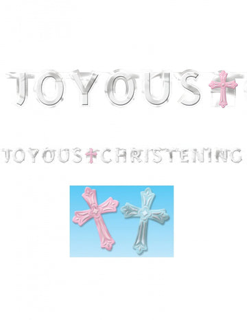 Ghirlandă personalizabilă pentru comuniune cu cruci interschimbabile 