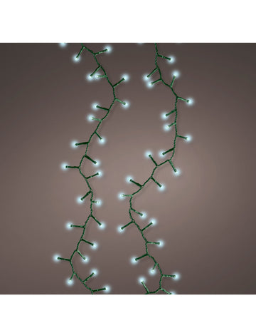 Ghirlandă luminoasă albă 400 LED 10 m 