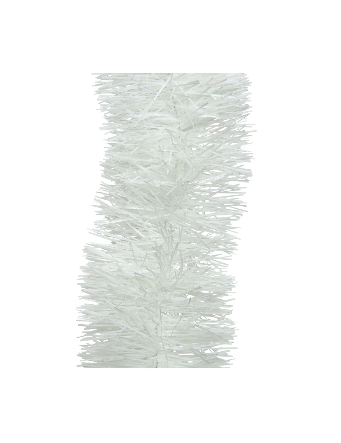 Ghirlandă de Crăciun cu sclipici alb 270 cm Decorațiuni de Crăciun