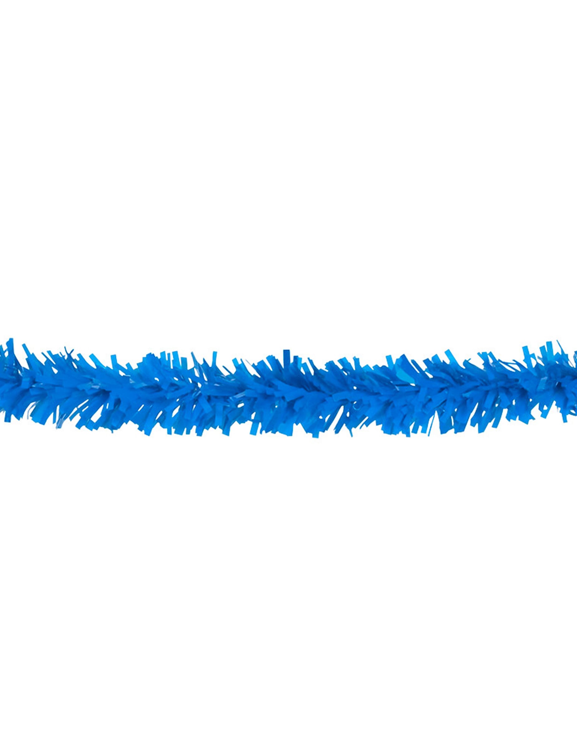 Guirlande pvc bleu ignifugée