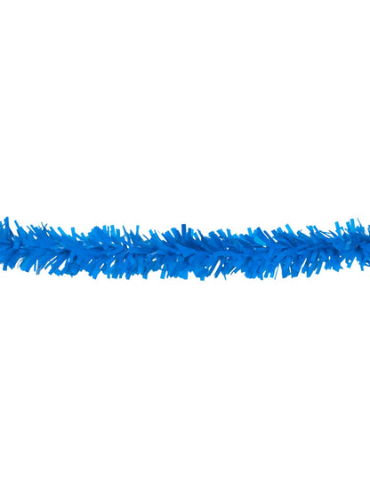 Guirlande pvc bleu ignifugée