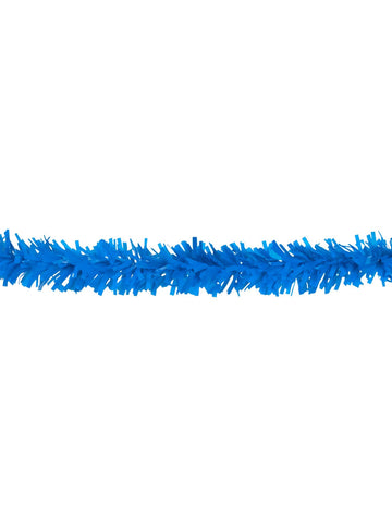 Ghirlandă PVC albastră 10 metri ignifugată 