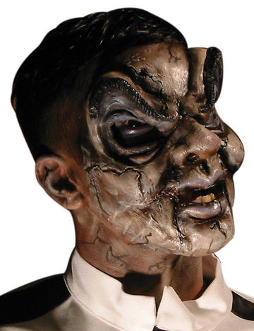 Set aplicație latex pentru Halloween Păpușă de groază bej 