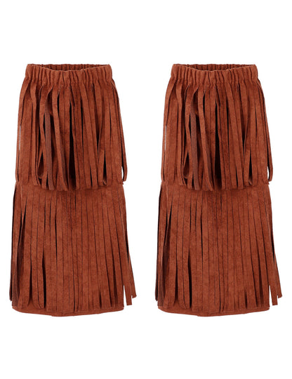 Jambiere indiene cu franjuri pentru adulți