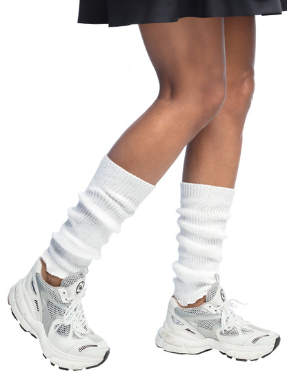 Jambiere albe pentru femei