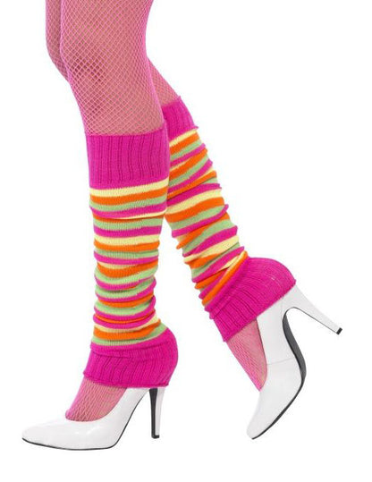 Trandafir pentru femei și jambiere striate multicolore