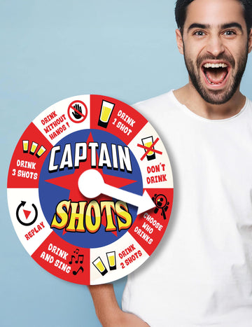 Jeu d'apéro roulette à shots