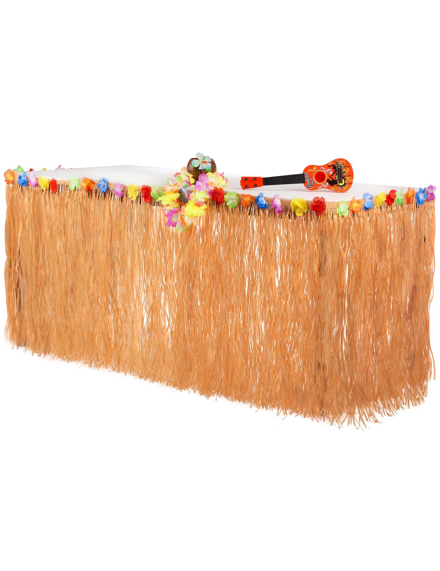 Fustă de masă bej din Hawaii 2,74 m x 71 cm