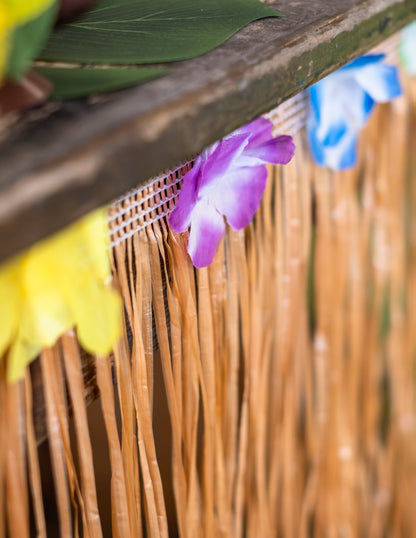 Fustă de masă bej din Hawaii 2,74 m x 71 cm