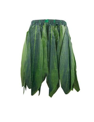 Jupe hawaienne pour femme à feuilles vertes