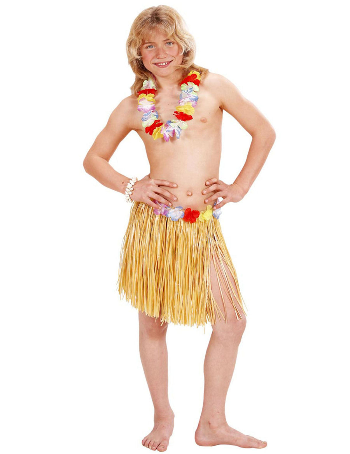 Vue d'ensemble de la jupe hawaïenne pour enfant