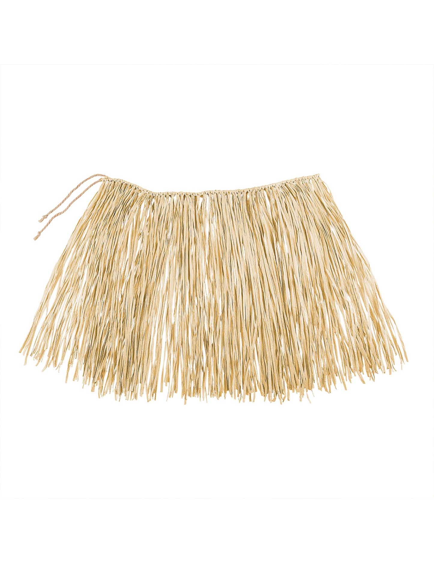 Fustă scurtă hawaiană Adult Raphia Natural