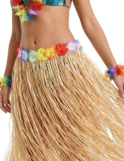 Prim-plan pe florile de dimensiunea fustei hawaiene lungi naturale