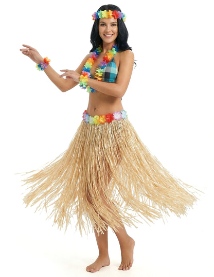 Mişcare a fustei hawaiene lungi naturale