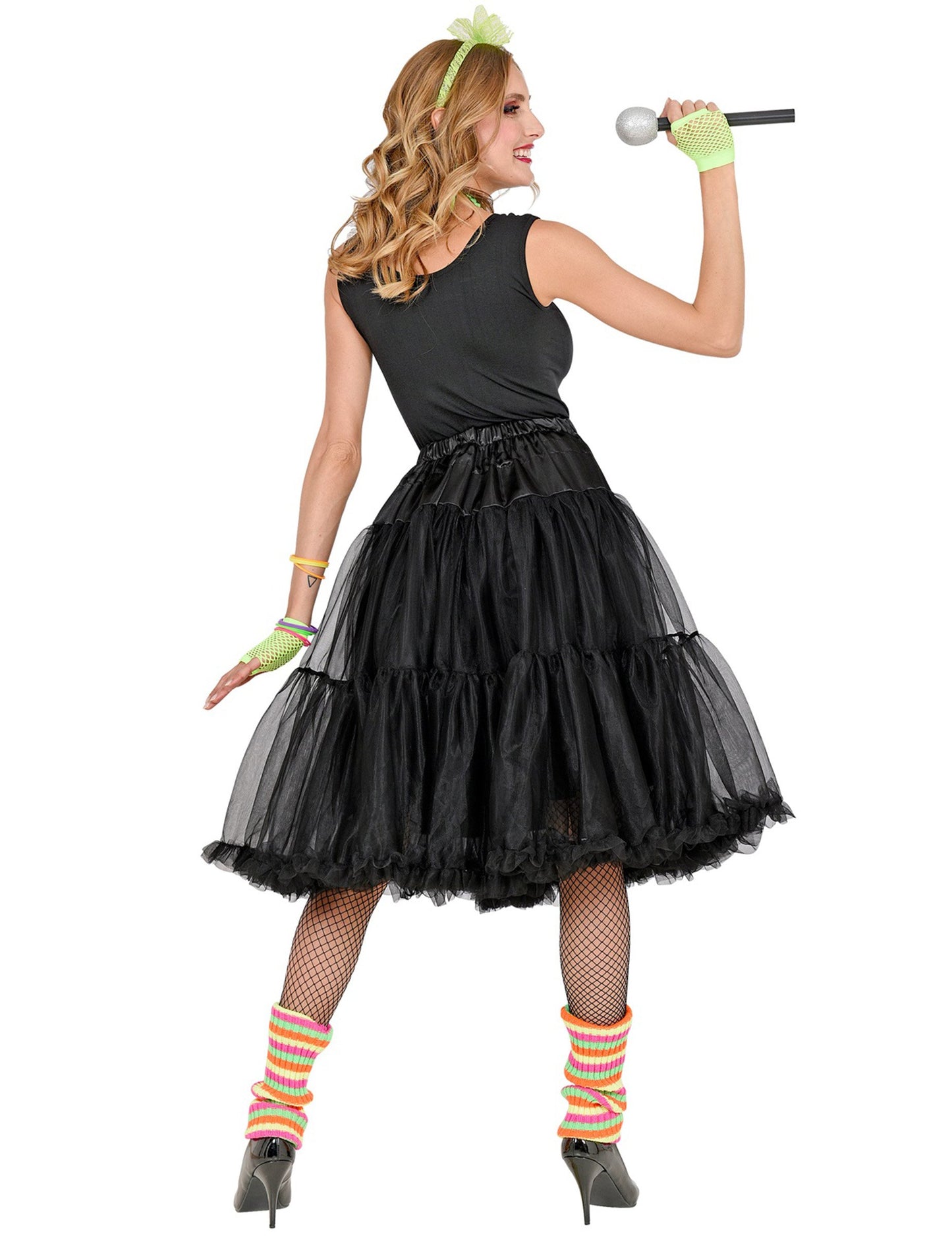 Petticoat din tul negru 65 cm