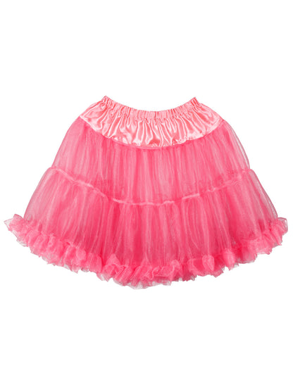 Petticoat roz la mijlocul lung