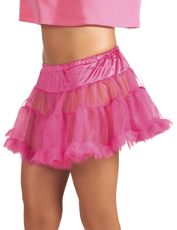 Jupon roz din tul pentru femei 