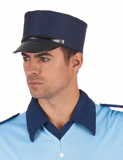 KEPI albastru de jandarm pentru adulți