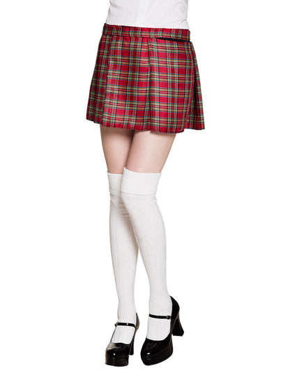 Kilt écossais pour femme rouge à carreaux
