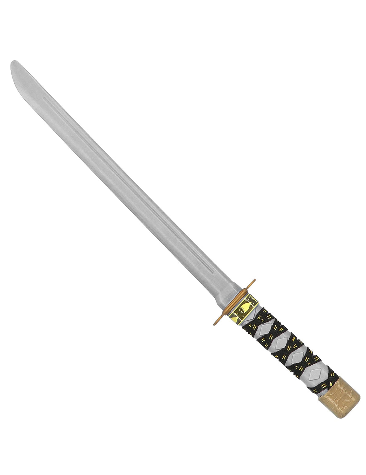 Détail d'un sabre du Kit 2 sabres ninja avec support